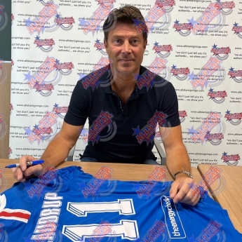 Legende tricou înrămat 2019-2020 Laudrup Signed Shirt (Framed)