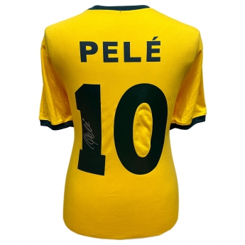 Legende tricou de fotbal Brasil 1970 Pele Signed Shirt