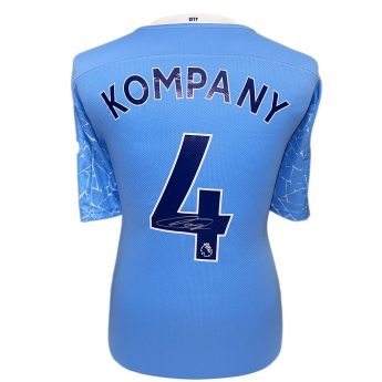 Legende tricou de fotbal Manchester City FC 2020-2021 Kompany Signed Shirt