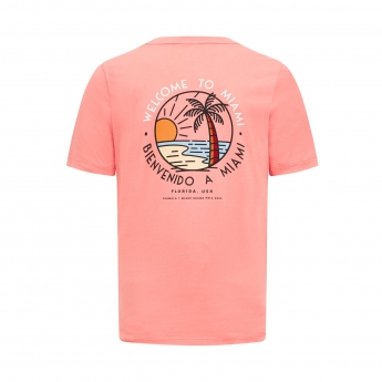 Formula 1 tricou de bărbați Miami RS Pink F1 Team 2023