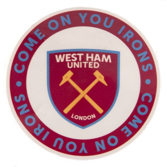 West Ham United abțibild Single Car Sticker COYI