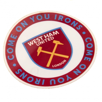 West Ham United abțibild Single Car Sticker COYI