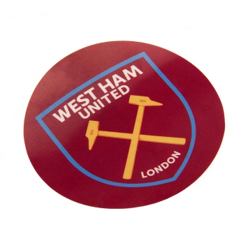 West Ham United abțibild Single Car Sticker CR