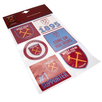 West Ham United abțibilduri Car Decal Set