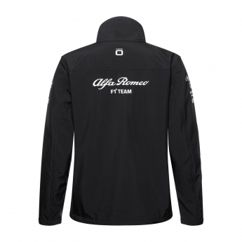 Alfa Romeo Racing geacă de bărbați Softshell official black F1 Team 2023