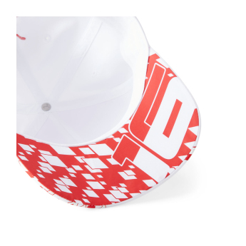 Ferrari șapcă de baseball pentru copii Charles Leclerc SE White F1 Team 2023