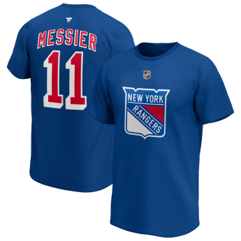 New York Rangers tricou de bărbați Mark Messier #11 Iconic Name & Number Graphic