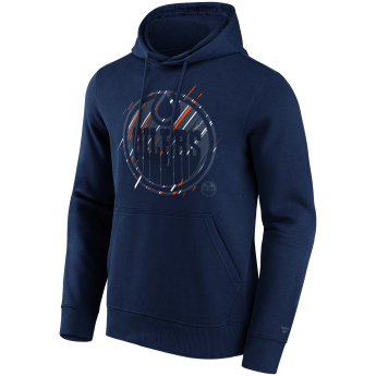 Edmonton Oilers hanorac de bărbați cu glugă Etch Hoodie navy