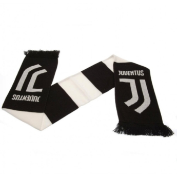 Juventus Torino eșarfă de iarnă black and white