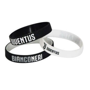 Juventus Torino Pachet de 3 brățări din cauciuc Rubber bracelet