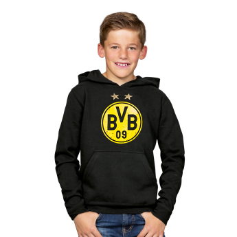 Borussia Dortmund hanorac de bărbați cu glugă Logo black