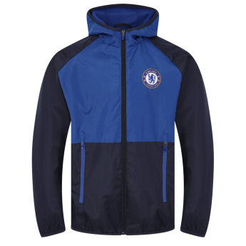 FC Chelsea geacă de bărbați cu glugă shower navy royal