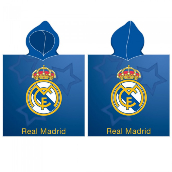 Real Madrid poncho de copii blue