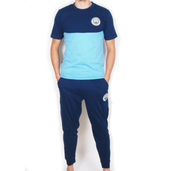 Manchester City pijamale de bărbați long navy