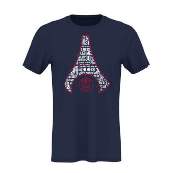 Paris Saint Germain tricou de copii eiffel messi navy