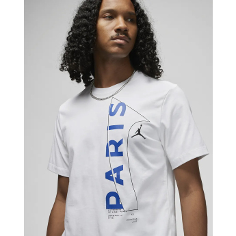 Paris Saint Germain tricou de bărbați Jordan white