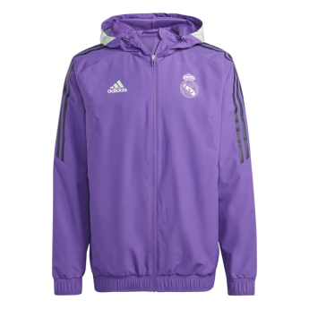 Real Madrid geacă de bărbați Allweather Condivo purple