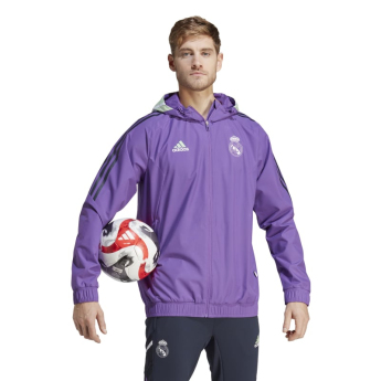 Real Madrid geacă de bărbați Allweather Condivo purple