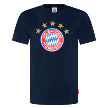 Bayern München tricou de bărbați Logo navy