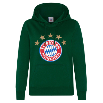 Bayern München hanorac de bărbați cu glugă Logo green