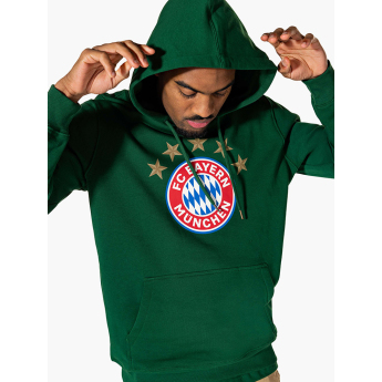 Bayern München hanorac de bărbați cu glugă Logo green
