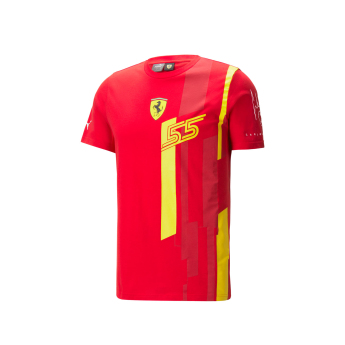 Ferrari tricou de bărbați Carlos Sainz SE red F1 Team 2023