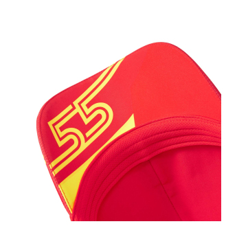 Ferrari șapcă de baseball pentru copii Carlos Sainz SE red F1 Team 2023