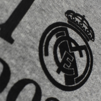 Real Madrid hanorac de bărbați cu glugă Capucha grey