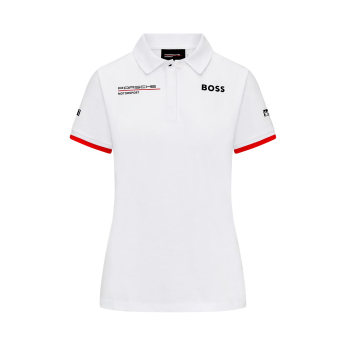 Porsche Motorsport tricou polo de damă white 2023