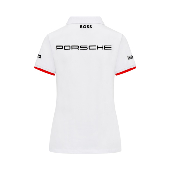 Porsche Motorsport tricou polo de damă white 2023