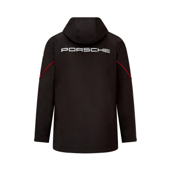 Porsche Motorsport geacă de bărbați cu glugă Rainjacket Black 2023