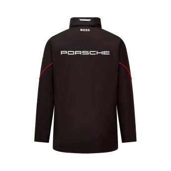 Porsche Motorsport geacă de bărbați cu glugă Rainjacket Black 2023