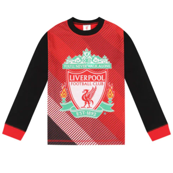 FC Liverpool pijamale de copii Long black