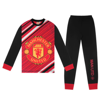 Manchester United pijamale de copii Long black