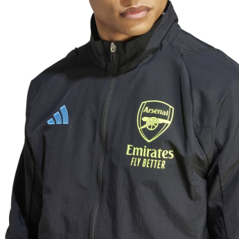 FC Arsenal geacă de fotbal pentru bărbați Tiro Present black