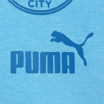 Manchester City hanorac de bărbați cu glugă FtblCore blue