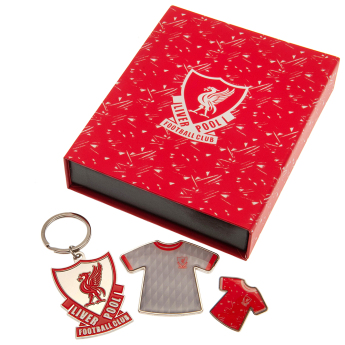 FC Liverpool set cadou Badge, Keyring and Magnet Set