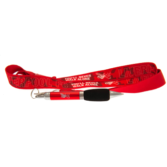 FC Liverpool șnur pentru gât cu stilou red YNWA