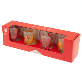 FC Liverpool pahar țuică 4pk Shot Glass Set