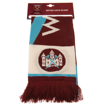 West Ham United eșarfă de iarnă Retro 1976