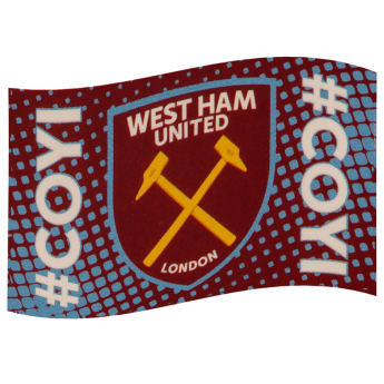 West Ham United drapel COYI