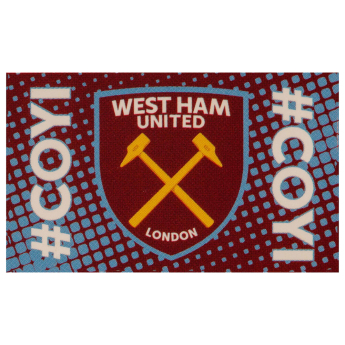 West Ham United drapel COYI