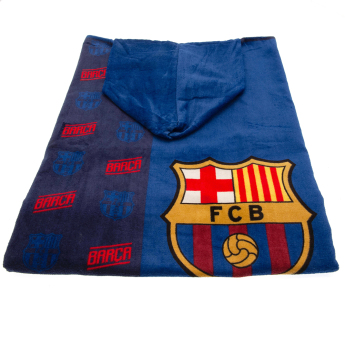 FC Barcelona poncho de copii crest design