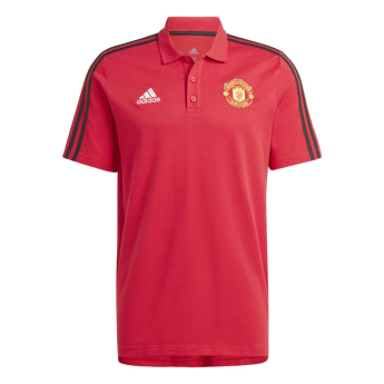 Manchester United tricou polo 3-stripes red