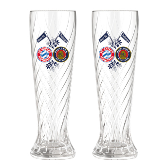 Bayern München pahare 2pack Weissbierglas