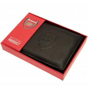 FC Arsenal portofel din piele tehnică debossed