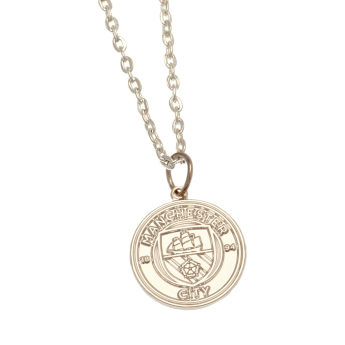 Manchester City colier Silver Plated Boxed Pendant
