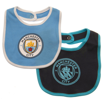 Manchester City bavetă de copii 2 Pack Bibs ES