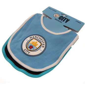 Manchester City bavetă de copii 2 Pack Bibs ES