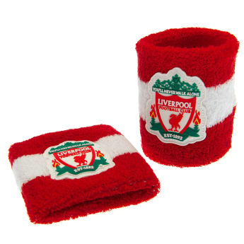 FC Liverpool manșete sport 2 soft cotton sweatbands